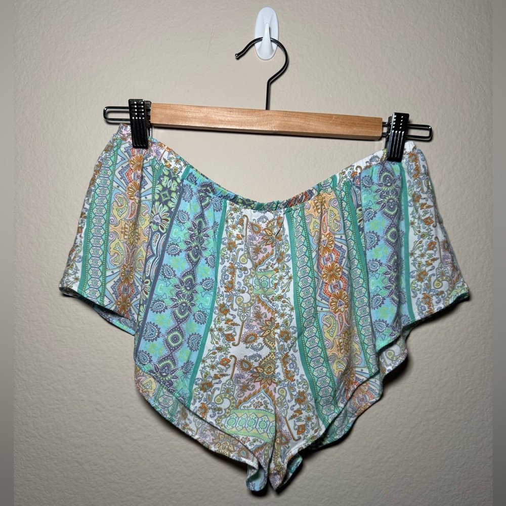 Victoria Secret Small Rare Vintage sleep Pajama bohemian Cheeky Shorts